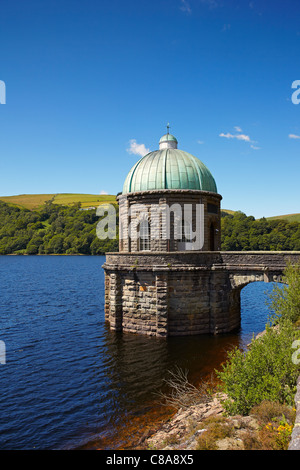 Wasser Pumpe, Garreg Ddu Reservoir, Elan-Tal, Wales, UK Stockfoto