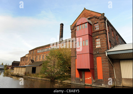 Middleport Keramik arbeitet Burgess Dorling & Leigh Ltd Burleigh Burslem Stoke-on-Trent Uk Stockfoto