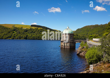 Wasser Pumpe, Garreg Ddu Reservoir, Elan-Tal, Wales, UK Stockfoto