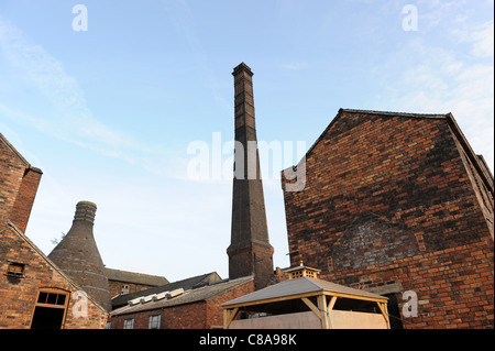 Middleport Keramik arbeitet Burgess Dorling & Leigh Ltd Burleigh Burslem Stoke-on-Trent Uk Stockfoto