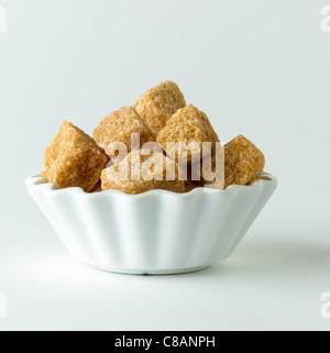 Braune Suger Klumpen Stockfoto