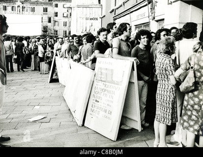 Kino-Tage in Venedig, 1973 Stockfoto