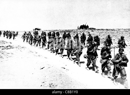 Freiwilliger italienische Truppen an die Front, des spanischen Bürgerkriegs 1936 Stockfoto