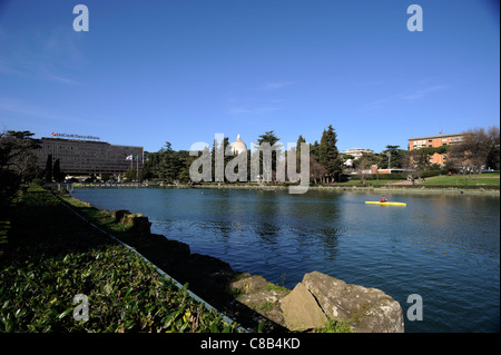 Italien, Rom, EUR, künstlicher See Stockfoto