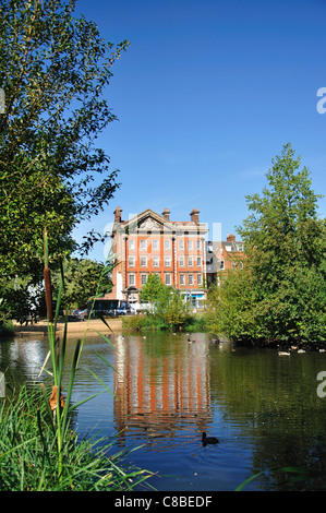 Barnes Dorfteich, Barnes, London Borough of Richmond upon Thames, Greater London, England, Vereinigtes Königreich Stockfoto