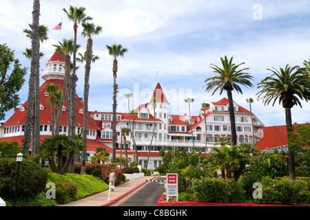 Hotel Del Coronado, Kalifornien, USA. Stockfoto