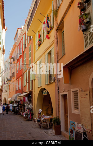 Monaco-Ville: Engen Altstadtgassen Stockfoto