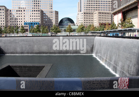 Das neu eröffnete National 11. September Memorial Ground Zero nicht mehr genannt Stockfoto