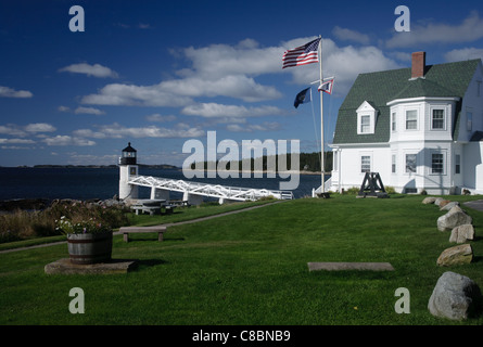 Marshall Point Light Station Maine Stockfoto