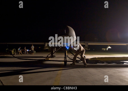 UAV-MQ-1 Predator Flugzeuge Stockfoto