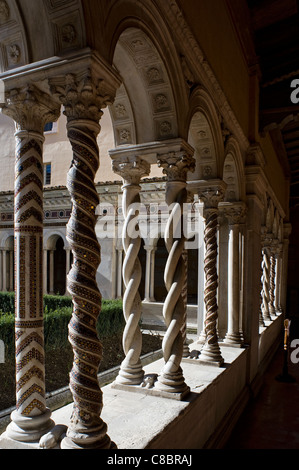 Kreuzgang, Basilika San Paolo Fuori le Mura, Rom, Italien Stockfoto