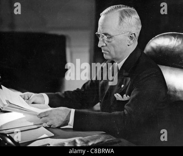 Truman (1884-1972) als 33. Präsident der USA Stockfoto