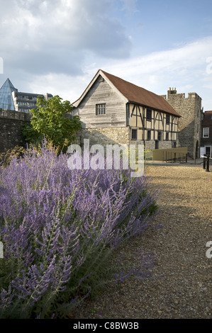 Die Tudor Händler Halle auf der Westgate, Altstadt, Southampton, Hampshire, England, UK Stockfoto