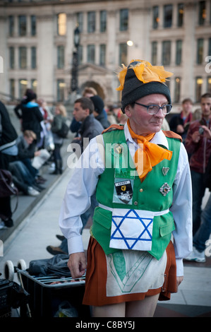 Anti-Globalismus-Protest-Camp in St. Pauls Kathedrale in London am 19. Oktober 2011 Stockfoto