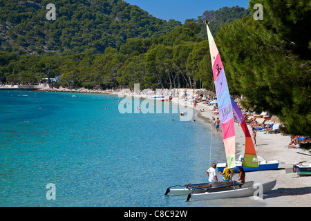 Strand von Formentor. Norden der Insel Mallorca. Spanien Stockfoto