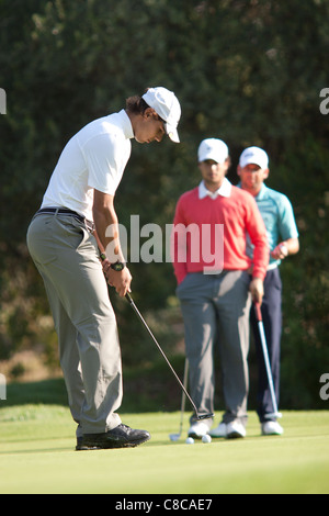 ProAm Golfturnier - Rafa Nadal setzen Stockfoto