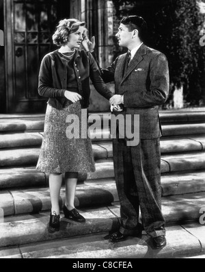 JOAN FONTAINE, Laurence Olivier, Rebecca, 1940 Stockfoto