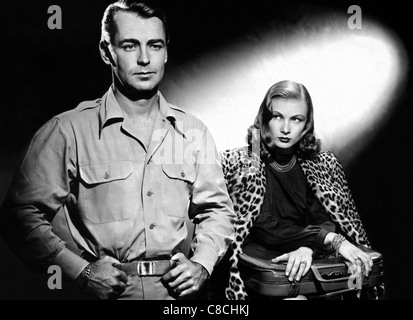 ALAN LADD, Veronica Lake, Saigon, 1948 Stockfoto