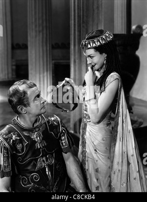 CLAUDE RAINS, Vivien Leigh, CAESAR UND CLEOPATRA, 1945 Stockfoto