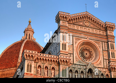Florenz - der Dom von Florenz, in einer Detailansicht Stockfoto