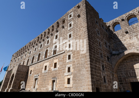 Antiken Theater von Aspendos in der südlichen Türkei Stockfoto