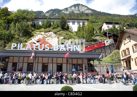 Pilatus Berg Pilatus Luzern Stockfoto