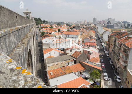 "Alto da Serafino" Aquädukt West-End... Stockfoto