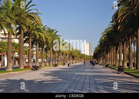 Paseo Jaime 1, Salou, Spanien, Costa Daurada, Provinz Tarragona, Katalonien (Catalunya) Stockfoto