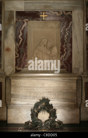 Grab von Dante Alighieri in Ravenna, Italien. Stockfoto