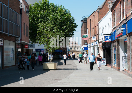 Neue Conduit Street im Stadtzentrum von King's Lynn Stockfoto