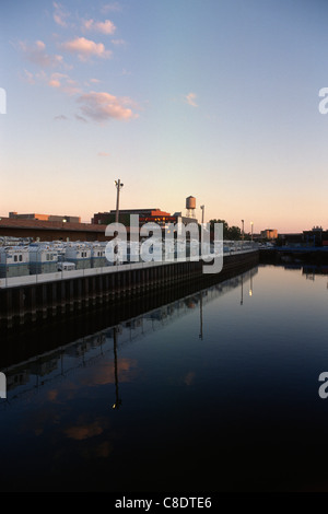 Gowanuskanal Brooklyn, New York, USA. Stockfoto