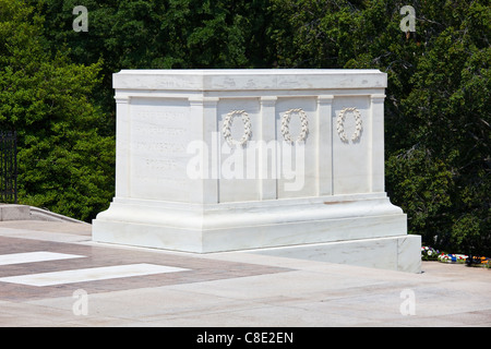 Grab des unbekannten Soldaten, Friedhof von Arlington, Arlington, Virginia Stockfoto