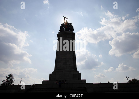 SOWJETISCHEN Armee Denkmal SOFIA Bulgarien 31. August 2011 Stockfoto