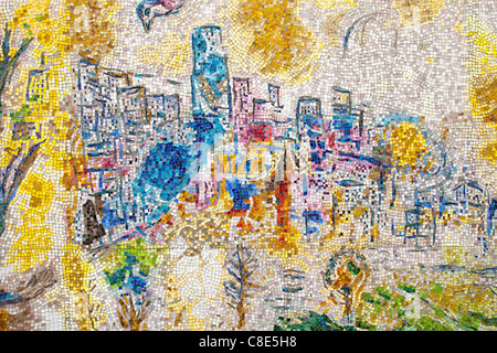 Vier Seaons, Chagall Wandbild, Chicago, Illinois Stockfoto