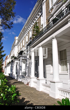 19. Jahrhundert Häuser in Onslow Square, South Kensington, Royal Borough of Kensington und Chelsea, London, England, Vereinigtes Königreich Stockfoto