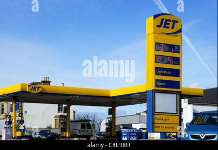 Ein "Jet-Tankstelle" in Redruth, Cornwall, uk Stockfoto