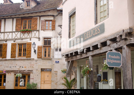 Das Dorf von Beaulieu-Sur-Dordogne, Dordgone, Frankreich Stockfoto