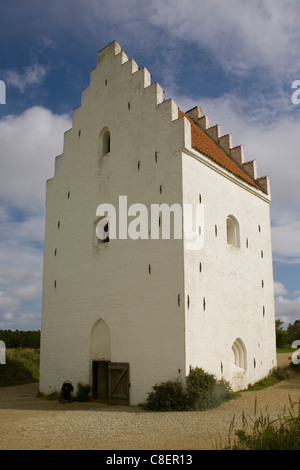 Die begraben Kirche (Tilsandede Kirke, Skagen, Nord-Jütland, Dänemark, Skandinavien Stockfoto