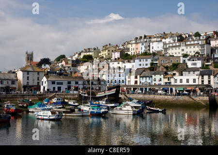 Hafen von Brixham, South Devon, England, Vereinigtes Königreich Stockfoto