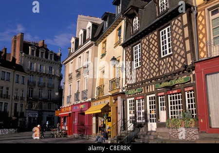 Hotel Sainte Anne, Rennes, Bretagne, Bretagne, Frankreich, Europa, Häuser Stockfoto