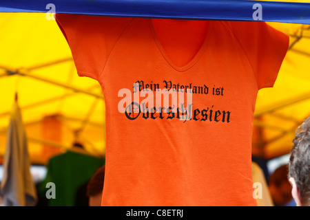 Die schlesischen Autonomiebewegung - Festival (März) 2011, Kattowitz, Polen. Stockfoto