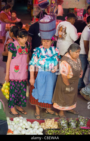 Tlacolula Sonntagsmarkt, Bundesstaat Oaxaca, Mexiko Stockfoto