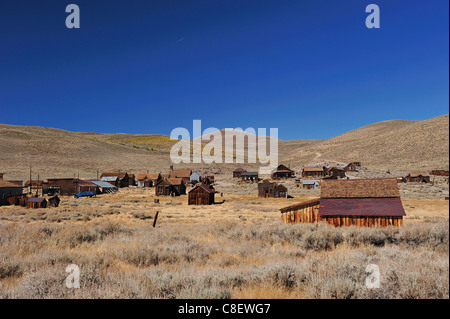 Bodie State, historischen Park in der Nähe von Lee Vining, Kalifornien, USA, Amerika, Straße, Wohnmobil, RV, Stockfoto