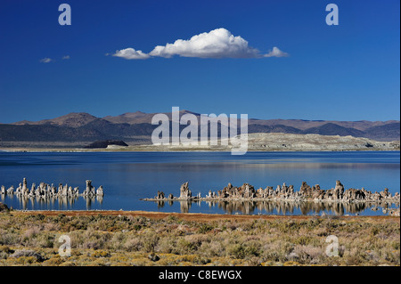 Mono Lake, South Tufa, in der Nähe von Lee Vining, California, USA, USA, Amerika, See, Formationen, Skulptur Stockfoto