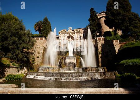 Villa d ' Este, UNESCO-Weltkulturerbe, Tivoli, Latium, Italien Stockfoto