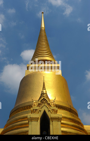 Phra Si Rattana Chedi, Tempel, Wat Phra Kaeo, Grand Palace, altes, Stadt, Stadt, Bangkok, Thailand, Asien Stockfoto