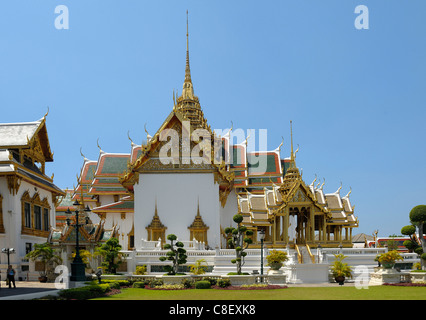 Aphorn, Phimok, Prasat, Pavillon, Dusit, Maha, Prasat, Halle, Grand Palace, altes, Stadt, Stadt, Bangkok, Thailand, Asien, Stockfoto