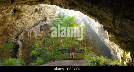 Phra, Thi, Nang, Guhu, Garihas, Royal Pavilion, Praya Nakhon, Höhle, Khao Sam Roi Yod Marine, Nationalpark, in der Nähe von Hua Hin, Thail Stockfoto