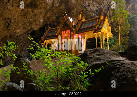 Phra, Thi, Nang, Guhu, Garihas, Royal Pavilion, Praya Nakhon, Höhle, Khao Sam Roi Yod Marine, Nationalpark, in der Nähe von Hua Hin, Thail Stockfoto