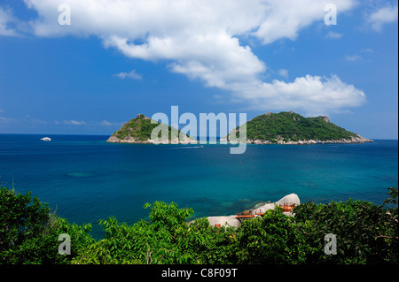 zeigen Sie an, Dusit Buncha, Resort, Nang Yuan, Insel, Koh Tao, Thailand, Asien, Meer Stockfoto